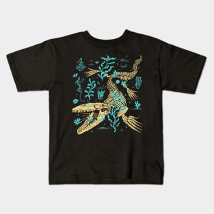 Mosasaurus Fossils Kids T-Shirt